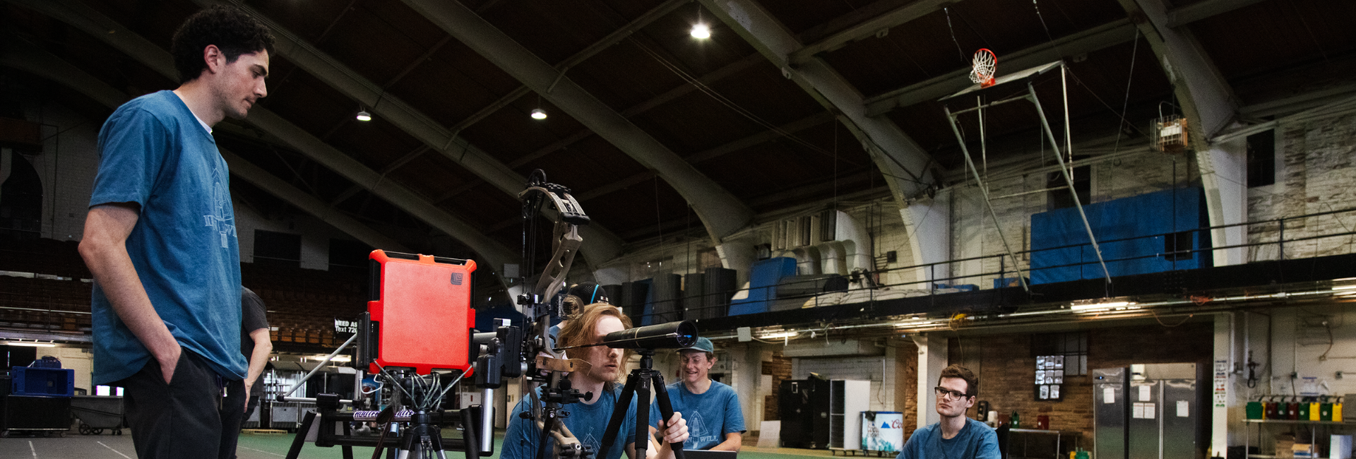 University of Colorado students performing vane restoring torque tests