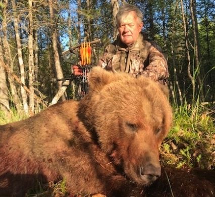 Alaskan Brown Bear with Bow