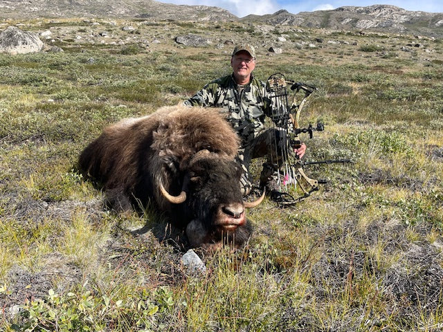 Musk Ox and Caribou with Single Bevel Broadhead