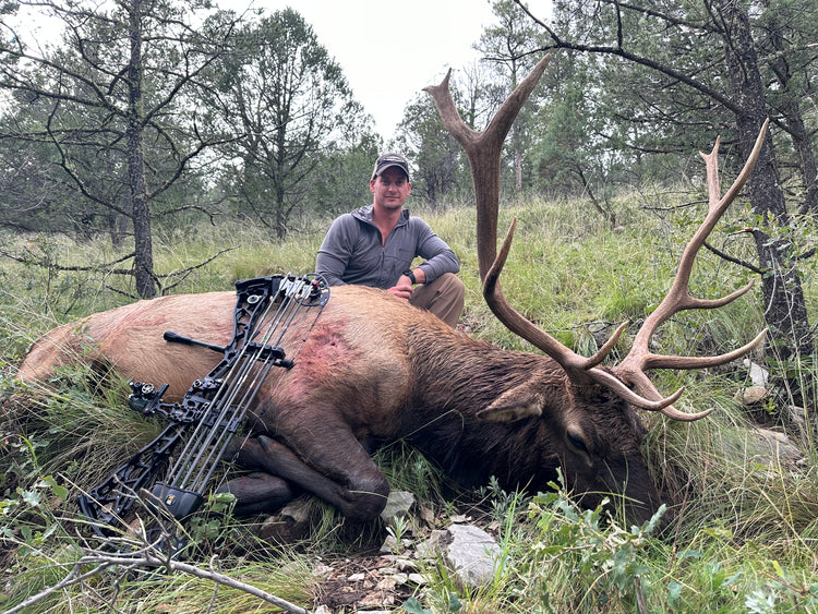 Elk, Moose, and Mountain Goat with Wide Single Bevel Broadheads Iron