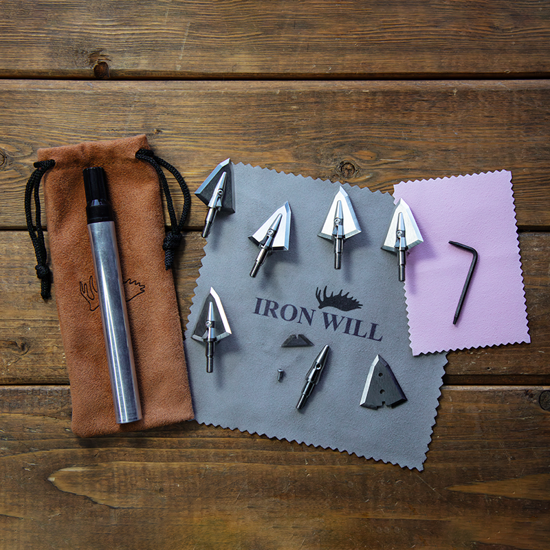 Iron Will blade care kit for broadheads and knives