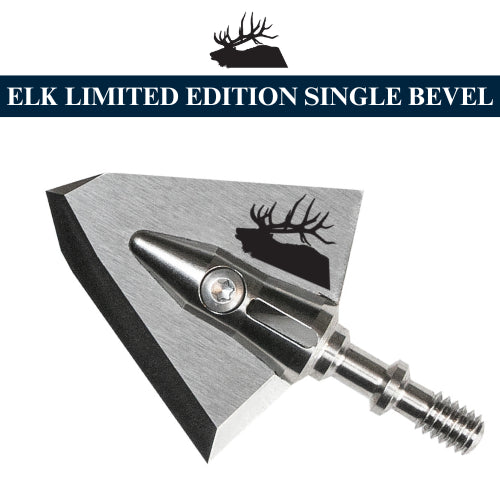 Elk Limited Edition Single Bevel Broadheads Iron Will Outfitters