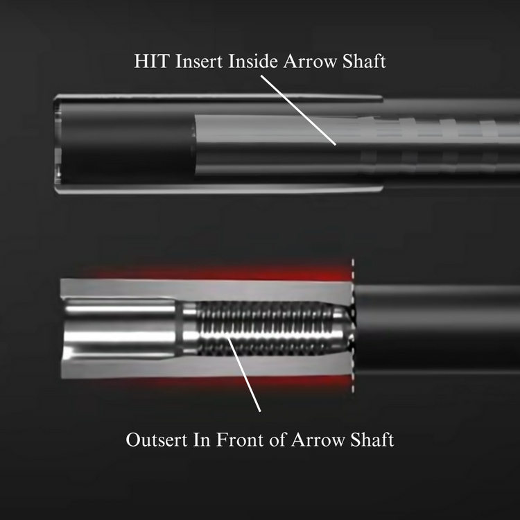 Podium Hit Insert Deep Six Hunting Arrow System – Iron Will Outfitters